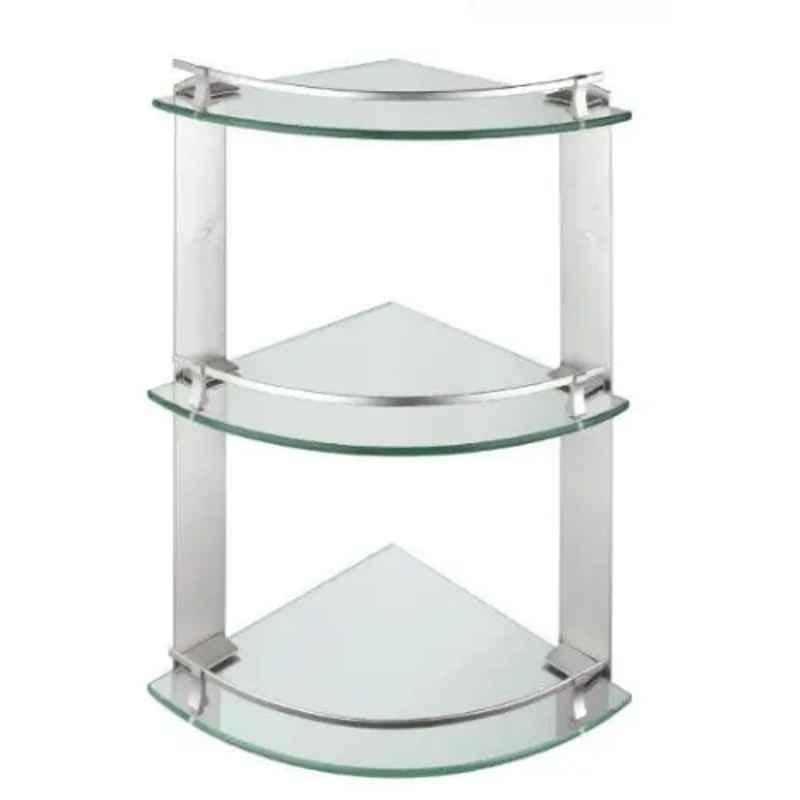 Milano G11009 3 Layers Corner Glass Shelf, 140400500265