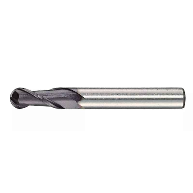 Hittco 127mm 2 Flute Ball Nose Long End Mill, Shank Diameter: 20 mm