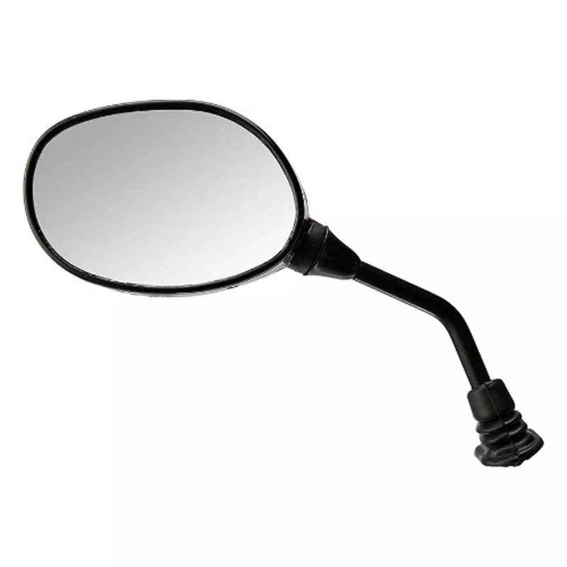 Uno Minda Rv-5013Lh-Blk Rear View Mirror Shatterproof Glass For Hero Pleasure (Black)