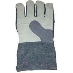 Yellow Safety Leather Hand Gloves at Best Price in Pune