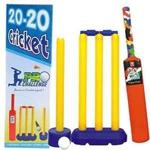 Khelo Meerut Plastic Cricket Kit for Juniors for Age 6-10 Yrs