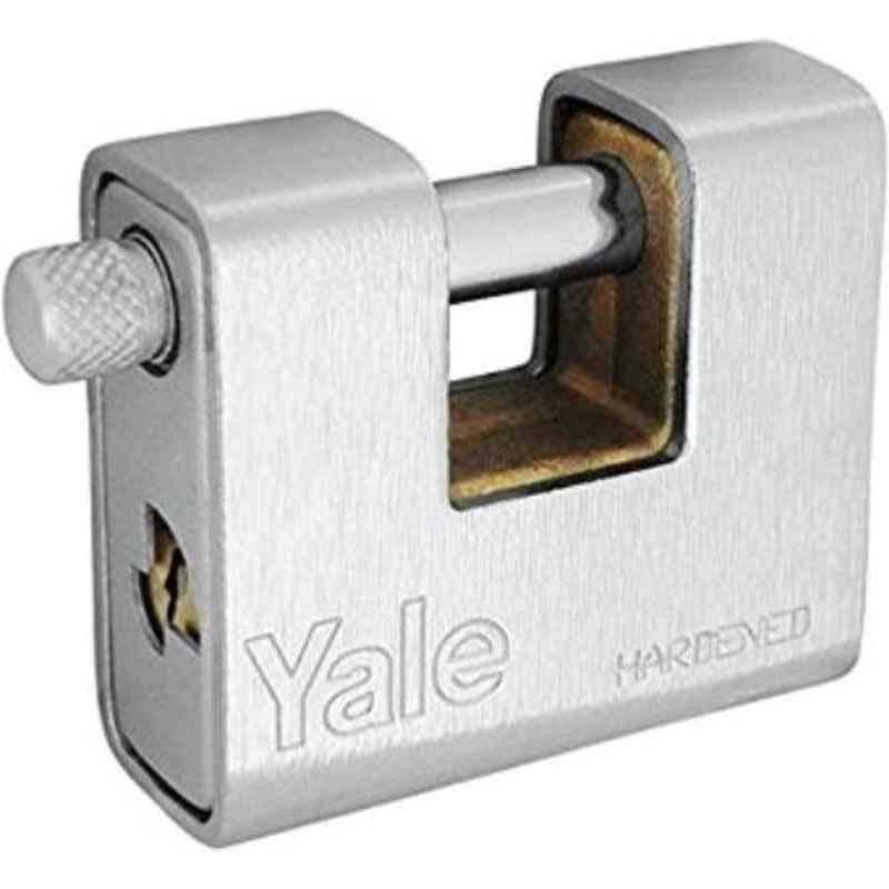 Yale 160ME90 90mm Steel Silver Key Padlock