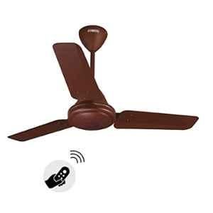 Atomberg Efficio 28W Matt Brown 5 Star 3 Blade BLDC Motor Ceiling Fan with Remote, E1-900B, Sweep: 900 mm