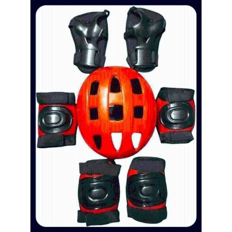 RB International Plastic & EVA Foam Red Skating Kit-186 Skating Kit