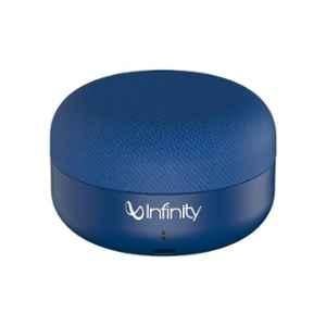 Infinity by Harman Clubz Mini 2.5W Blue Ultra-Portable Bluetooth Speaker with Mic, INFCLZMINIBLU