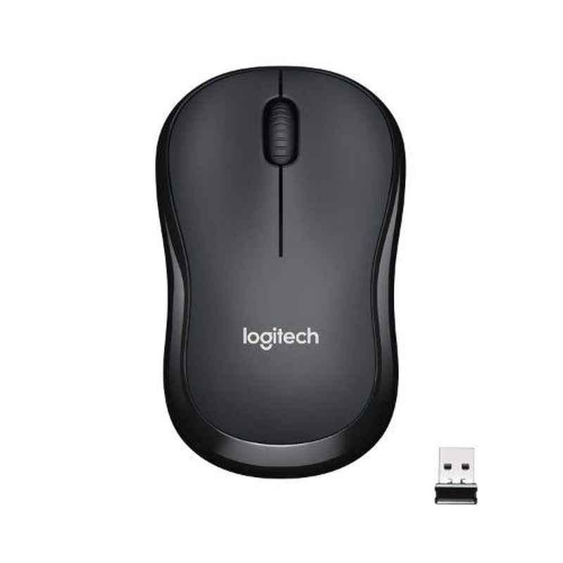 Logitech M221 Charcoal Grey Wireless Mouse, 910-004882