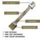 Atom Amaze 12 inch Brass Antique Finish Zinc Pull Handle (Pack of 2)