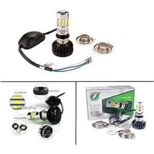 AOW Universal RTD M6 (Super Bright) Led Headlight with Fan for Bullet Electra EFI39 (12V / 25W)