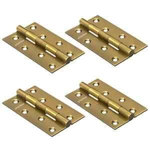 Plantex 4 inch 14 Gauge Stainless Steel Antique Brass Door Hinges for Home & Office, APS-6002 (Pack of 4)