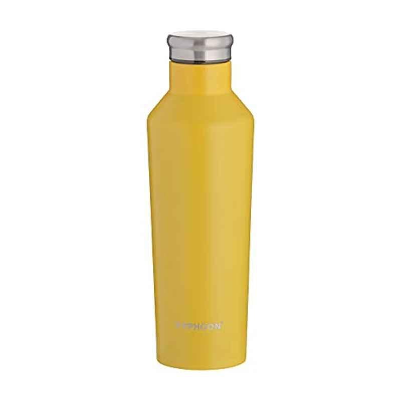 Typhoon 800ml Stainless Steel Yellow Water Bottle, 1401.853