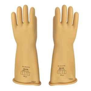 Jyot 11kV 355mm Rubber Off White Electrical Hand Gloves (Pack of 220)