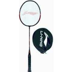 Li-Ning XP-60-IV 86g Red & Black, White Strung Badminton Racquet