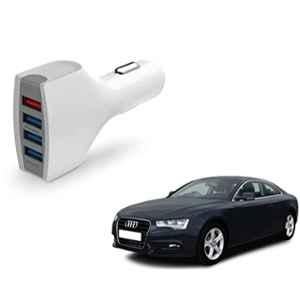 Kozdiko 36W 4.1 White USB Car Fast Charger with 4 Ports for Audi A5