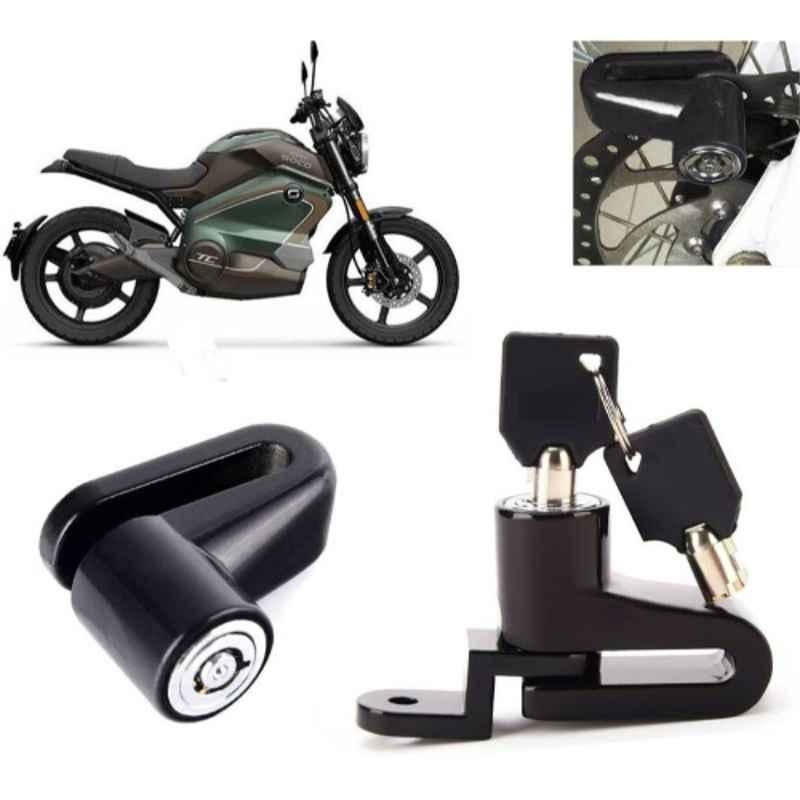 Auto Pearl Steel Heavy Duty Anti Theft Disc Brake Lock for Super Soco TC Wanderer, Lock_568