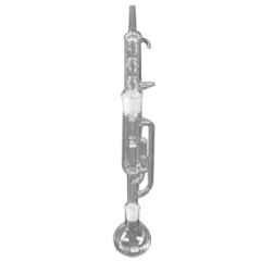 Glassco Boro 3.3 Glass Splash Heads Straight Adapter, 030.202.03 (Pack of 5)