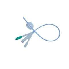 L MED Silicone 3 Way Foley Catheter, Size: 16FR, LMED013