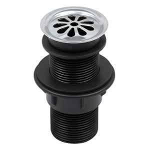 Plantex BH-1116 4 inch Chrome Waste Coupling for Washbasin/Nylon Thread Body with Brass Head Coupling/Coupling for Sink