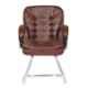 Da URBAN Milford 85x43x57cm Leatherette Brown Visitor Chair
