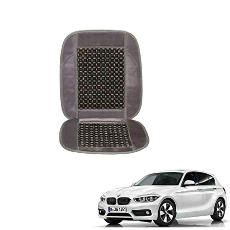 Kozdiko Wooden Beads Car Seat Cushion with Velvet Border for BMW 1 Series