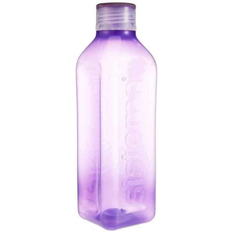Sistema 1L Purple Square Bottle