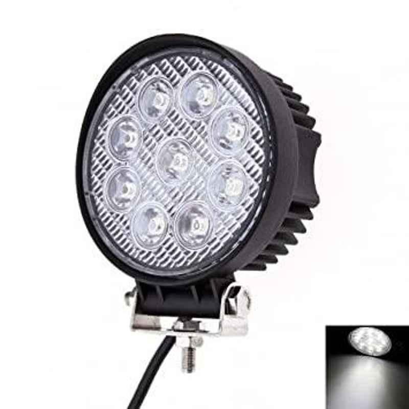 9 Led 27 W Round Fog Lamp Day Time RUNGING LIGHTS WHITE