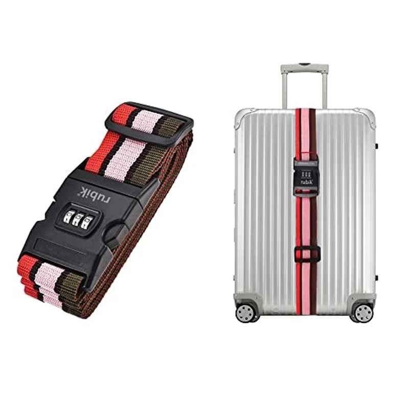 Rubik Silver 3 Links Steel Watch Band