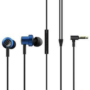 MI Plastic Blue Dual Driver In-Ear Wired Earphone with Mic, 25083