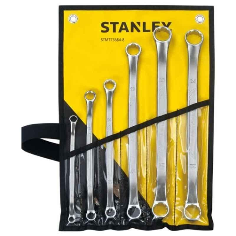 Stanley 6 Pcs Silver Double Wrench Set, STMT73664-8