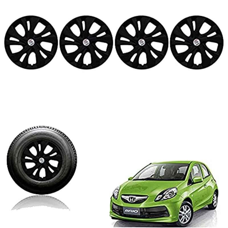 Auto Pearl 14 inch ABS Black Car Wheel Cover for Brio