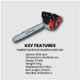 Capital Tools 22 inch Gasoline Chain Saw, ID-062