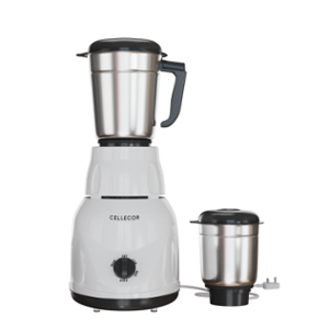 Cellecor GMC-500 Plus 500W Black 3 Speed Control Mixer Grinder with 3 Stainless Steel Jars & Overload Protector