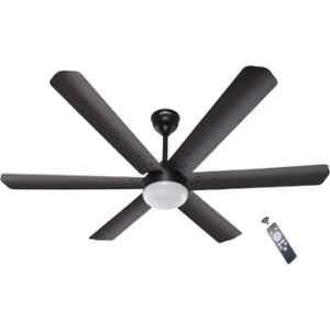 Airelec Gloria Brassica 34W 290rpm 5 Star Smoke Brown 6 Blade BLDC Ceiling Fan with Remote & 2 Years Warranty