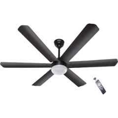 Airelec Gloria Brassica 34W 290rpm 5 Star Smoke Brown 6 Blade BLDC Ceiling Fan with Remote & 2 Years Warranty
