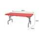 Supreme Sharp Red Foldable Table
