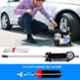 AllExtreme AE-8300 150 PSI 12V Portable Air Compressor Tyre Inflator with Cigratte Lighter Plug & Extension Air Hose