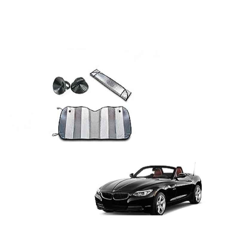 Kozdiko Aluminium Foil UV Protection Silver Windshield Sun Shade for BMW Z4