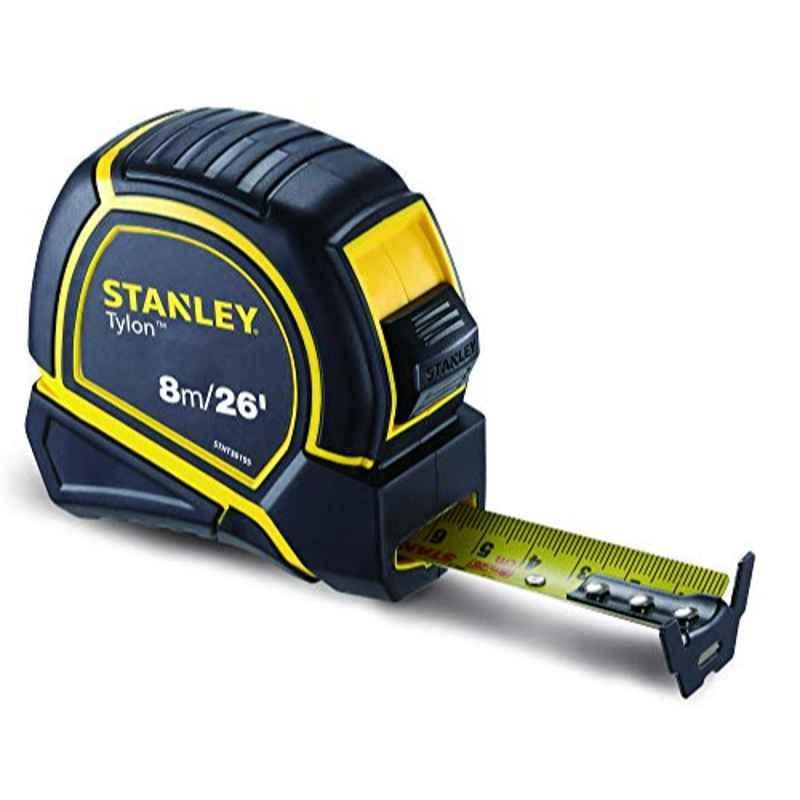 Stanley Tylon STHT36195 8mx25mm Yellow & Black Measure Short Tape