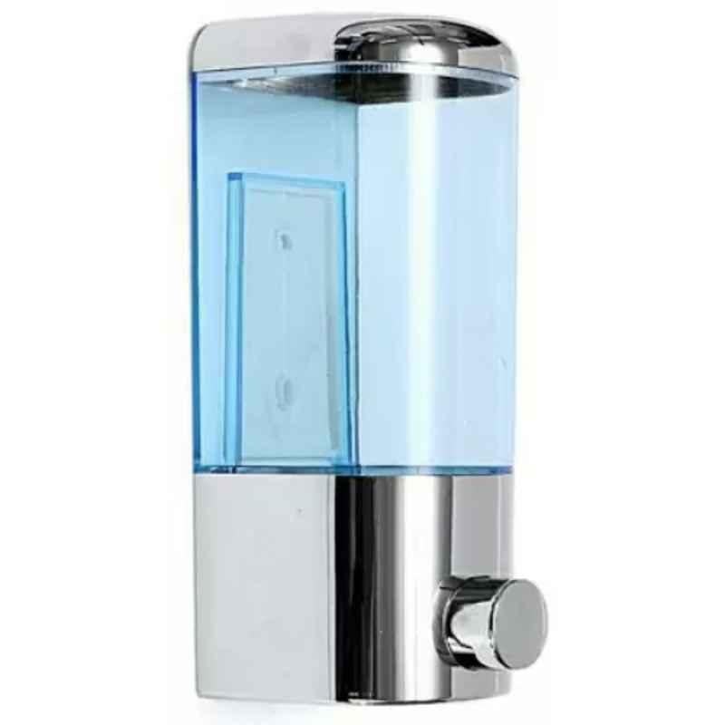 Buy Fastgear 500ml ABS Silver Wall Mounted Transparent Soap Dispenser ...