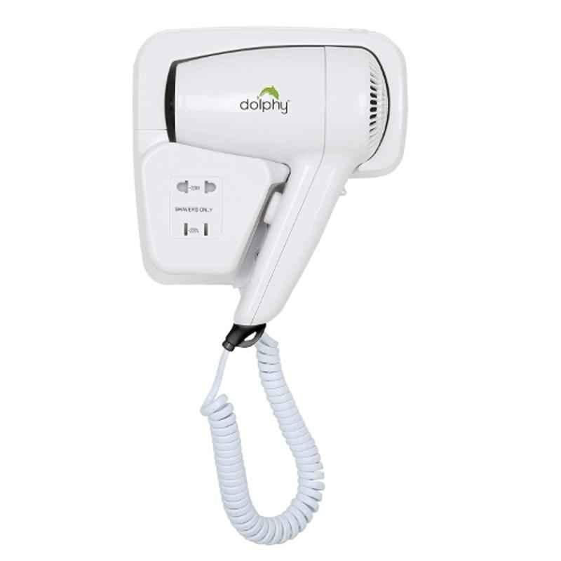 Buy Dolphy HD-001 1200W ABS Wall Mounted Hair Dryer, DPHD0001