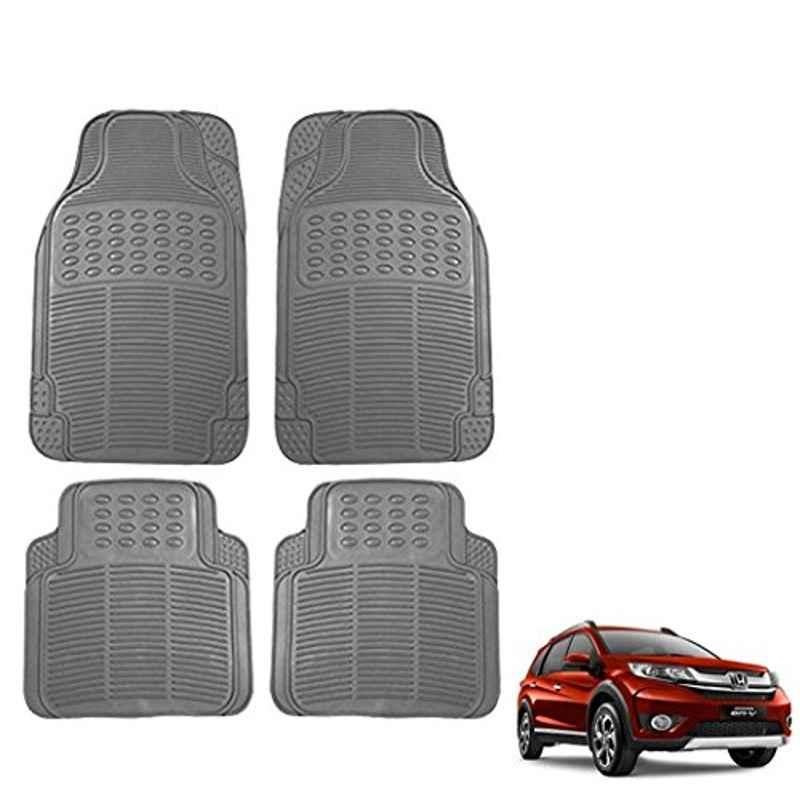 Kozdiko 4 Pcs Grey Rubber Car Mat Set for Honda NA