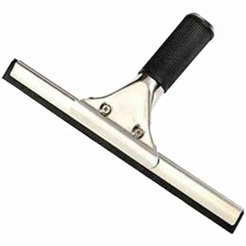 Intercare Household Glass Squeegee, 25cm, Silver/Black