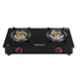 Fabiano 2 Burner Manual Glass Top Gas Stove
