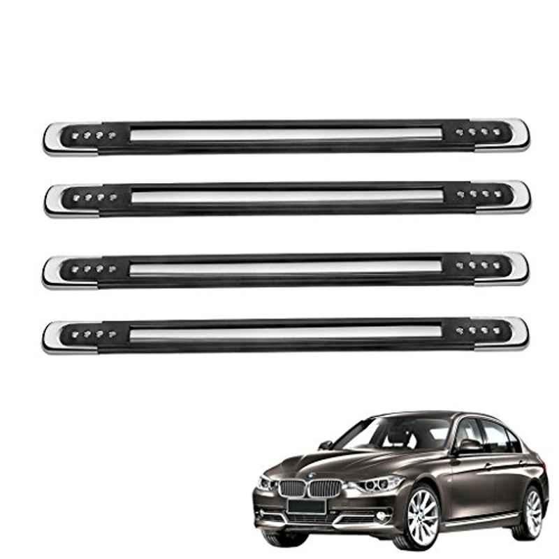 Kozdiko 4 Pcs Designer Black Bumper Protector Set for BMW 3 Series, Koz-25800