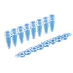Tarsons 125 Pcs 0.2ml Polypropylene Maxiamp Tube Strips with Cap Set, 610020