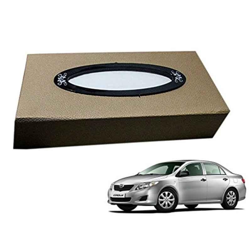 Kozdiko 200 Sheets 100 Pulls Beige Tissue Paper Box for Toyota Corolla, kozd_6096