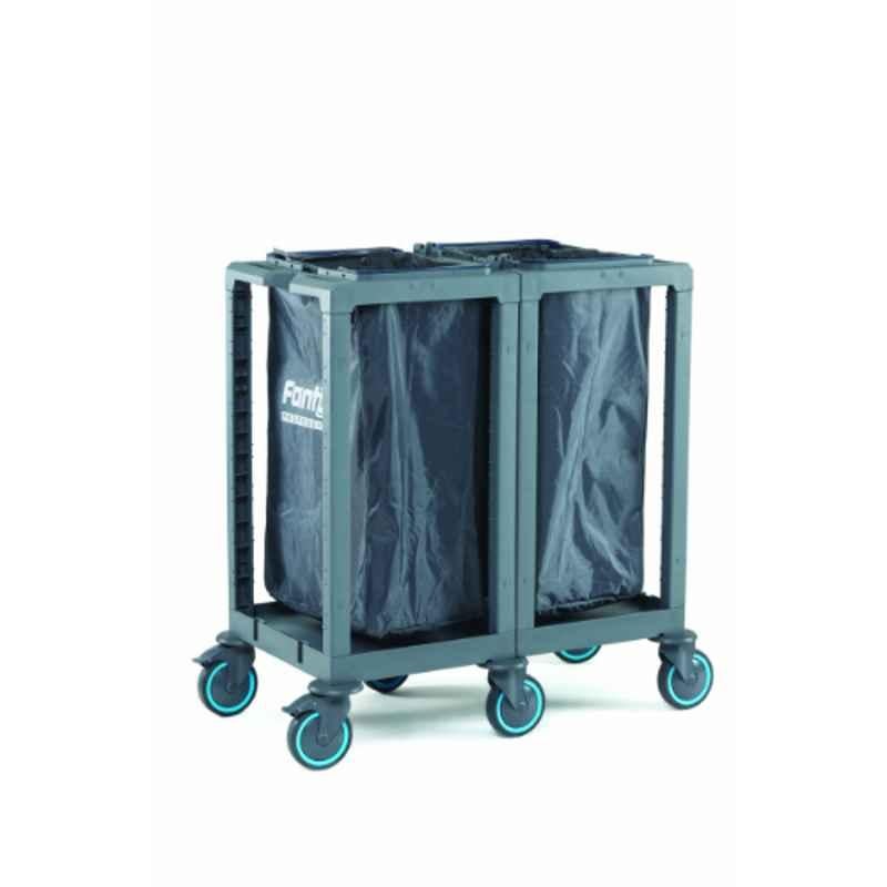 Fantom 2x120L 300kg Laundry Collecting Trolley, PROCART 52