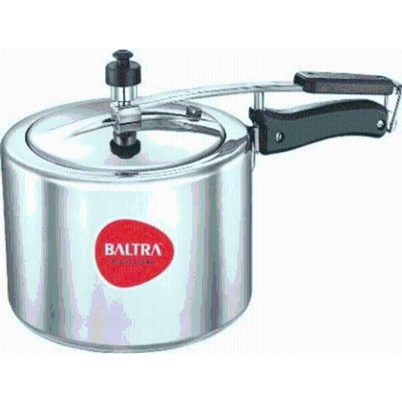 Baltra Stella 3 Litre Aluminium Silver Inner Lid Pressure Cooker without Induction Base,