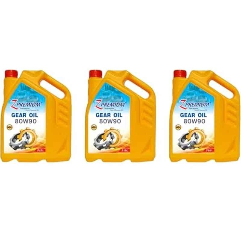 Z Premium 80W90 5 Litre Gear Oil (Pack of 3)