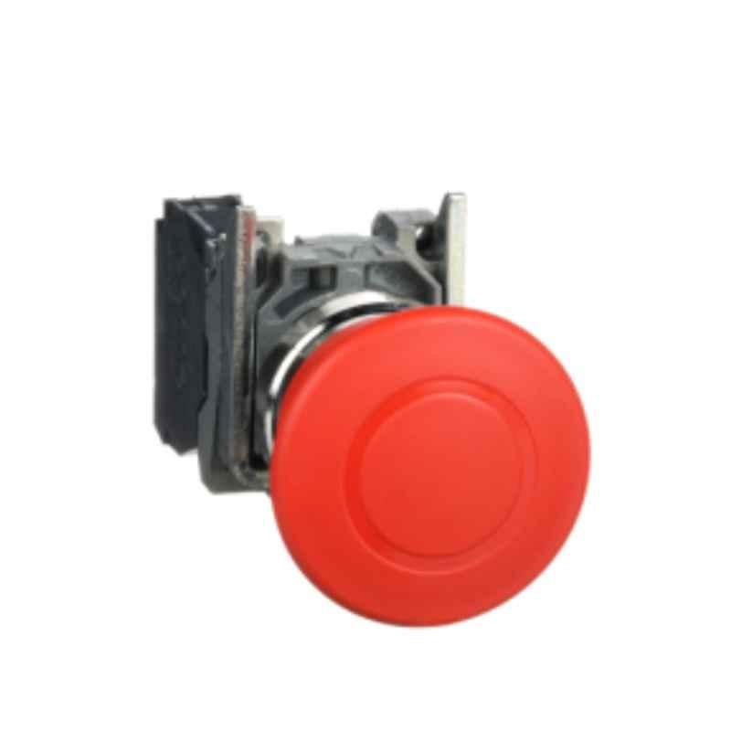 Schneider 1NC Red Switching Off Latching Push Pull Emergency Stop, XB4BT842