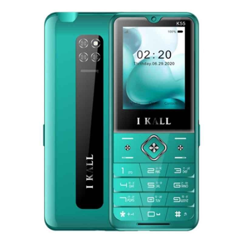 I Kall K55 2.4 inch Green Dual Sim Keypad Feature Phone